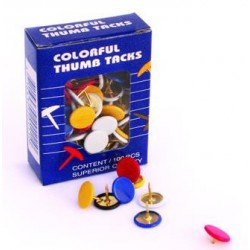 5000 Punaises Plastifiées COLORFUL 
