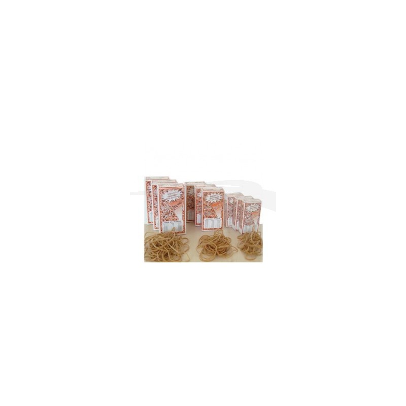  Lot de 10 Boites d'élastiques de 100g (80x2) mm 