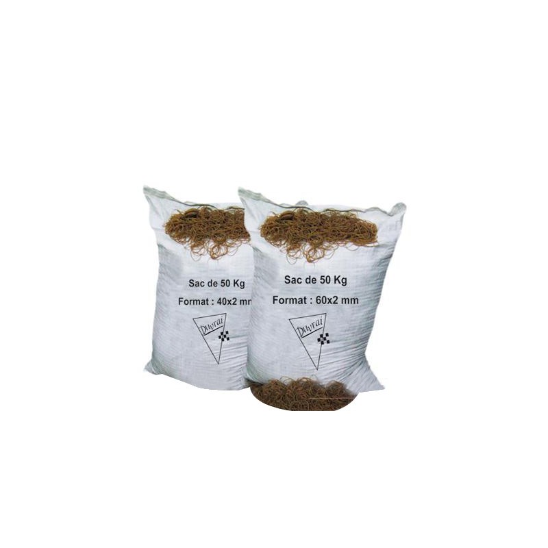  Sachet de 50 Kg d'élastiques DUVRAI (divers diamètres au choix) 