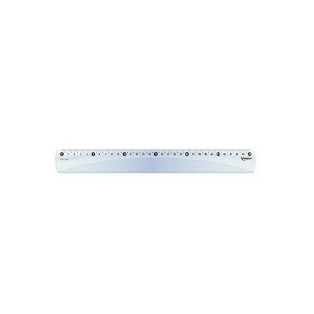  Lot de 20 Régles plates en cristal 30 cm MAPED 