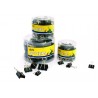  Boite de 48 attaches-clips pvc+métal 25 mm 