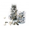  Boite de 36 attaches-clips métal 22 mm 