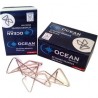  Lot de 10 Boites de 12 attaches géantes OCEAN 65x45 mm Chrome 