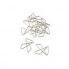  Lot de 10 Boites de 100 attaches géantes OCEAN 27x15 mm Chrome 