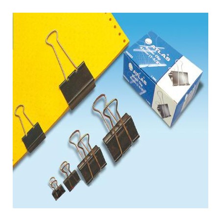  Boite de 144 Attaches- clips Atlas double click 19 mm 