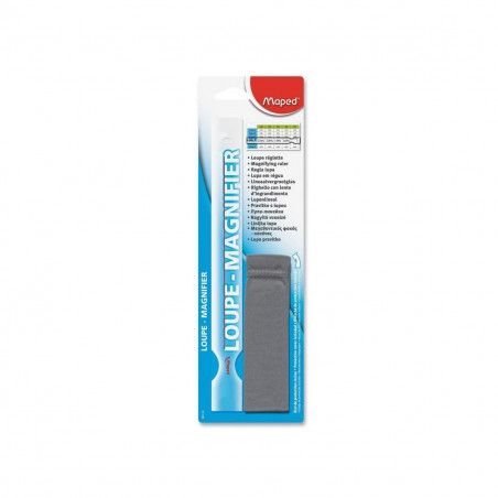  Loupe réglette MAPED Bar Magnifier 25 cm en blister 