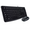  Clavier+Souris Optique Logitech Filaire MK120 AZERTY 
