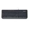  Clavier Microsoft Wired Keyboard 600 - Noir AZERTY, Français (ANB-00007) 