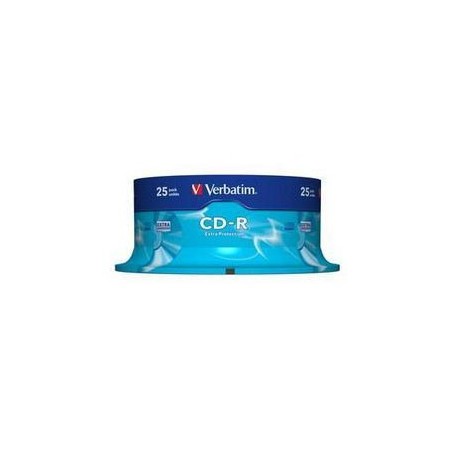  Boite de 25 CD-R Recordables Verbatim 