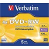  Boite de 5 DVD+RW réinscriptibles Verbatim 