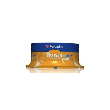  Boite de 25 DVD-R Recordables Verbatim 