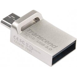  Clé USB 3.0 Transcend TS32GJF880S Micro-USB OTG 64 Go 