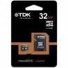  Carte Mémoire MicroSDHC TDK 32 Go Class 4 avec adaptateur 