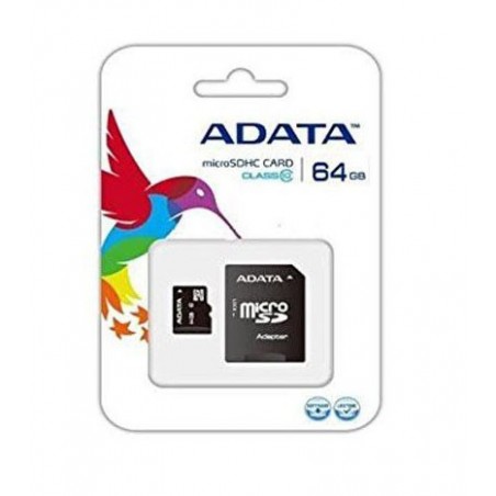  Carte mémoire MicroSDHC ADATA 64 Go class 4 