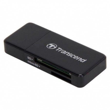  Lecteur de cartes SD/MicroSD USB 3.0 Transcend Noir 