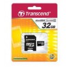  Carte mémoire MicroSDHC Transcend 32 Go classe 4 avec adapteur 