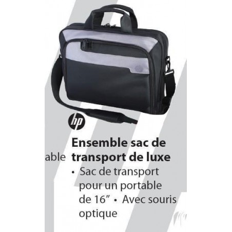  Ensemble sacoche + souris optique HP 16" Deluxe 