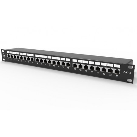  Panneau de brassage 24 CAT6 