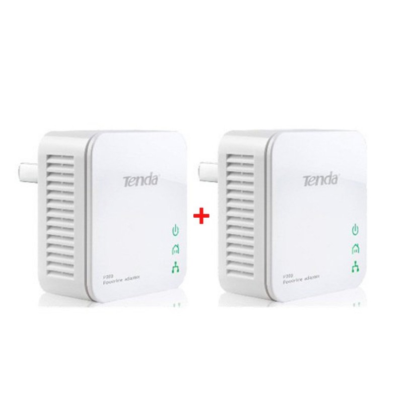  KIT de 2 Adaptateurs CPL TENDA Format NANO 200Mbps 