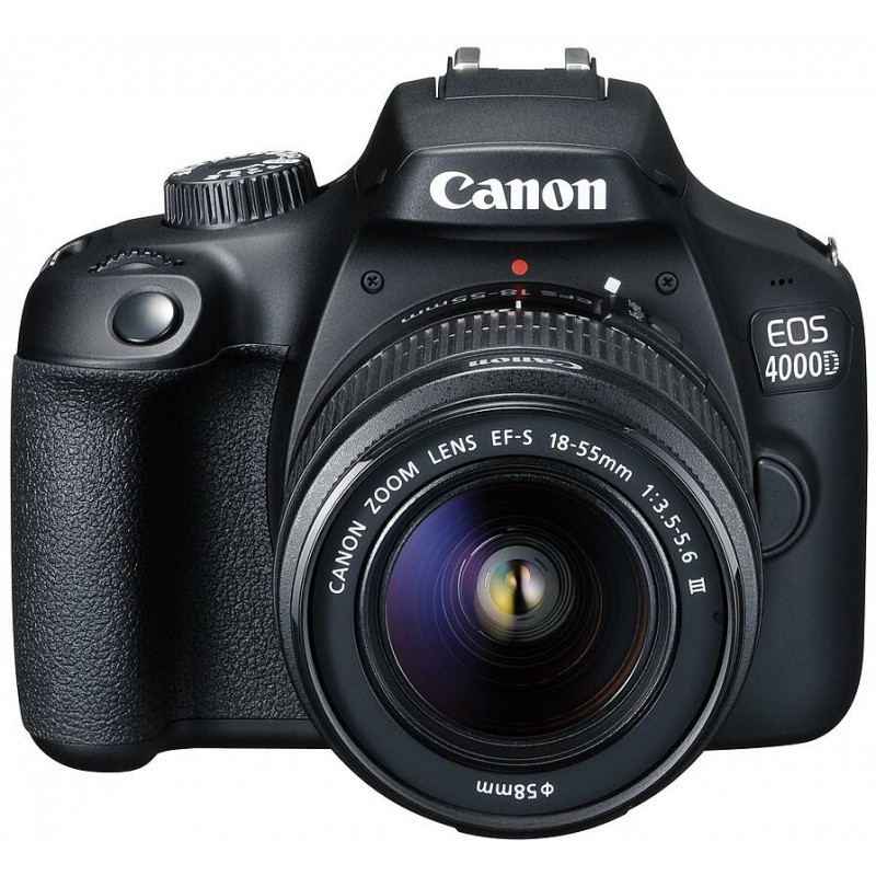  Appareil Photo Reflex Canon EOS 4000D Kit SLR 18-55 mm (3011C003AA) 
