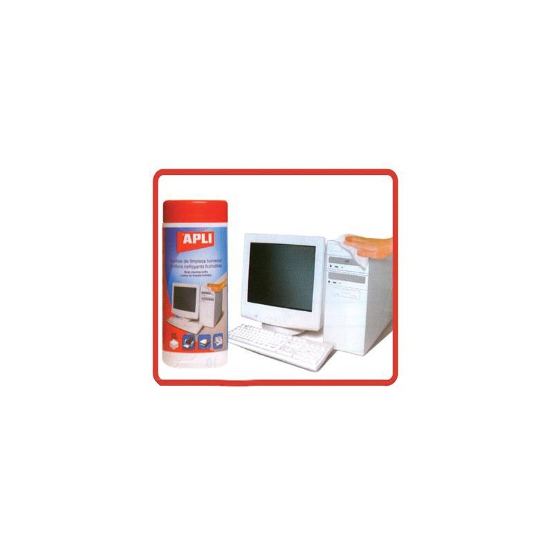 Lingettes de nettoyage APLI 100 unités 