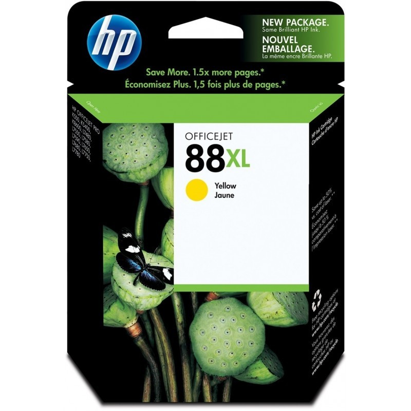  Cartouche d'encre Officejet jaune HP 88XL (C9393AE) 