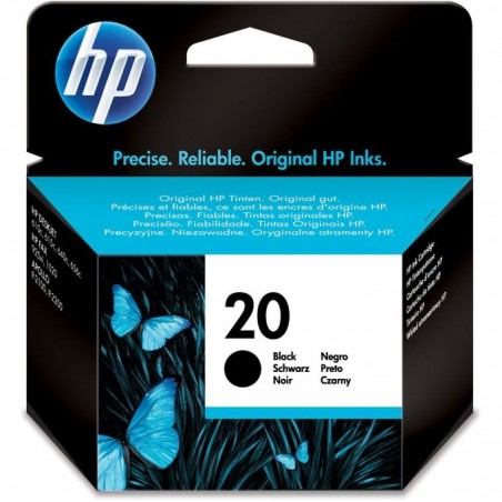  Cartouche d'impression jet d'encre noire HP 20 