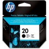 Cartouche d'impression jet d'encre noire HP 20 