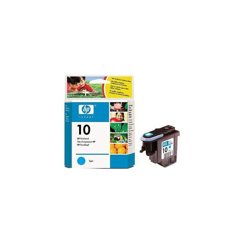  Tête d'impression longue durée HP 10 Cyan 