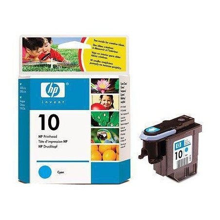  Tête d'impression longue durée HP 10 Cyan 