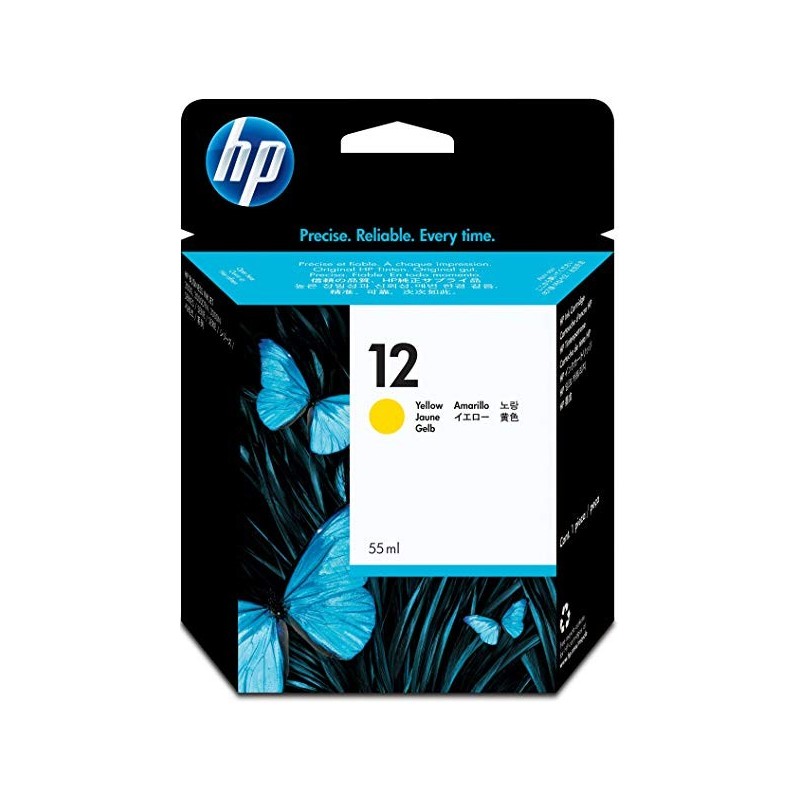  Cartouche d'encre couleur HP n° 12 Jaune 