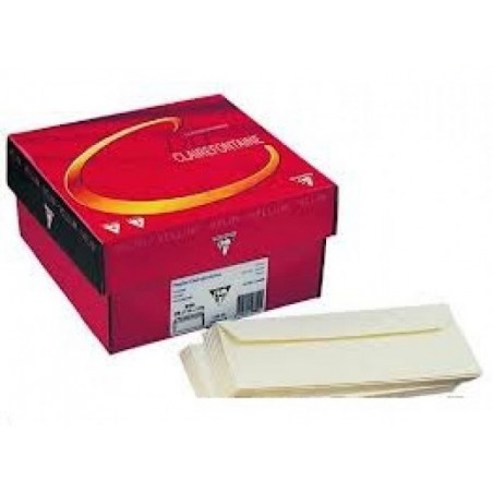  Boite de 250 enveloppes Adhéclair 110X220 mm 120g/m² Sans fenêtre Coloris au choix 