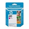  Cartouche d'impression jet d'encre HP 40 Magenta 