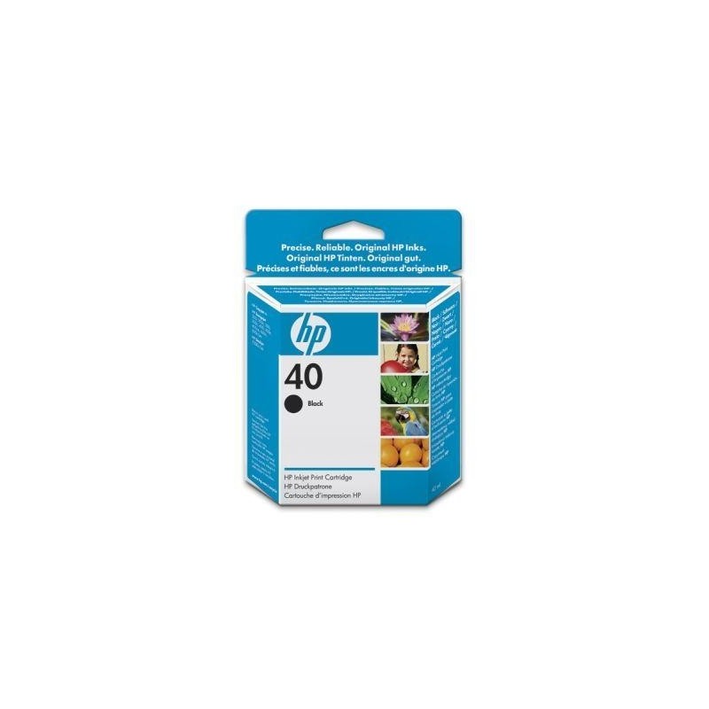  Cartouche d'impression jet d'encre HP 40 Noir 