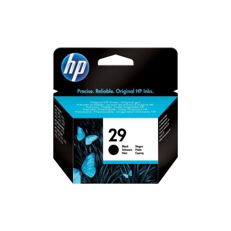  Cartouche d'impression jet d'encre noire HP 29 Large Noir 