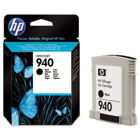  Cartouche d'encre Officejet HP 940 Noir (Réf : C4902AE) 