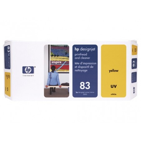  Tête d'impression HP 83 Jaune (C4963A) 