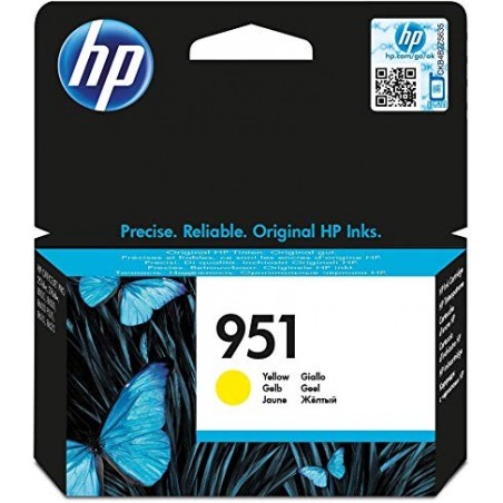  Cartouche d’encre HP 951 jaune Originale (CN052AE) 