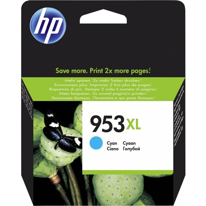 Cartouches d'encre HP 953XL Cyan grande capacité (F6U16AE)