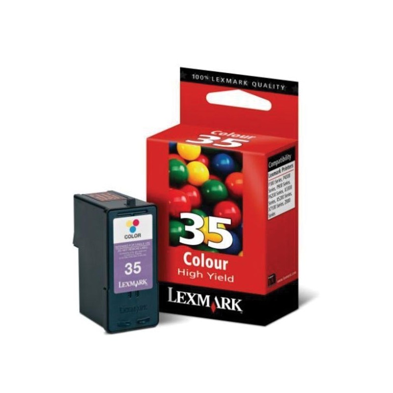  Cartouche 3 couleurs n°35 XL Lexmark 18C0035 
