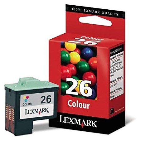  Cartouche 3 couleurs n°26 10N0026 Lexmark 