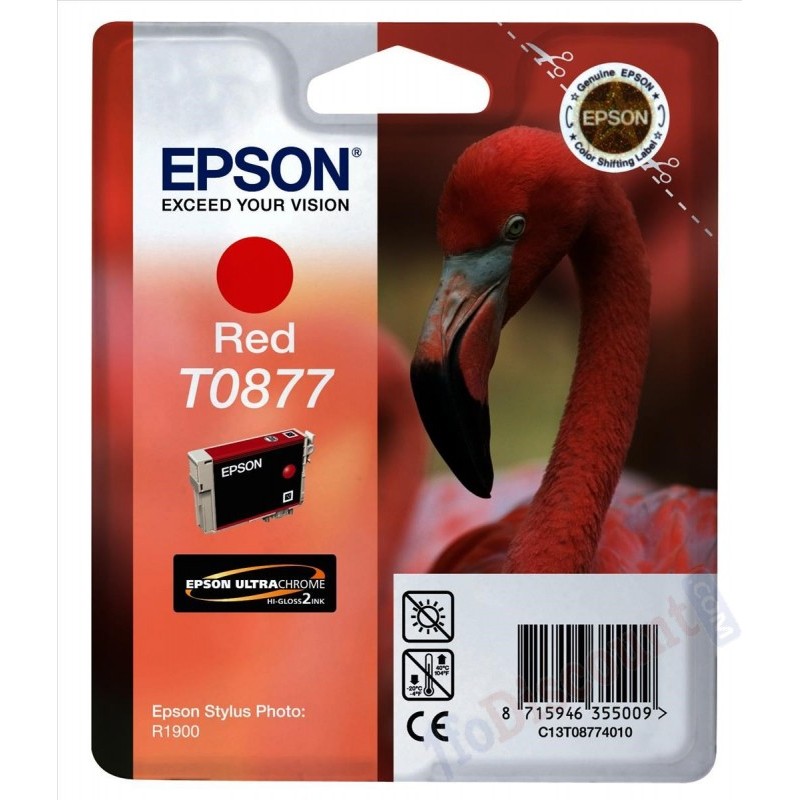  Cartouche jet d'encre Epson C13T08774010 Rouge 