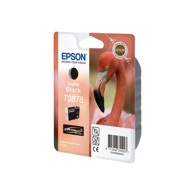  Cartouche jet d'encre Epson C13T08784010 Noir mate 
