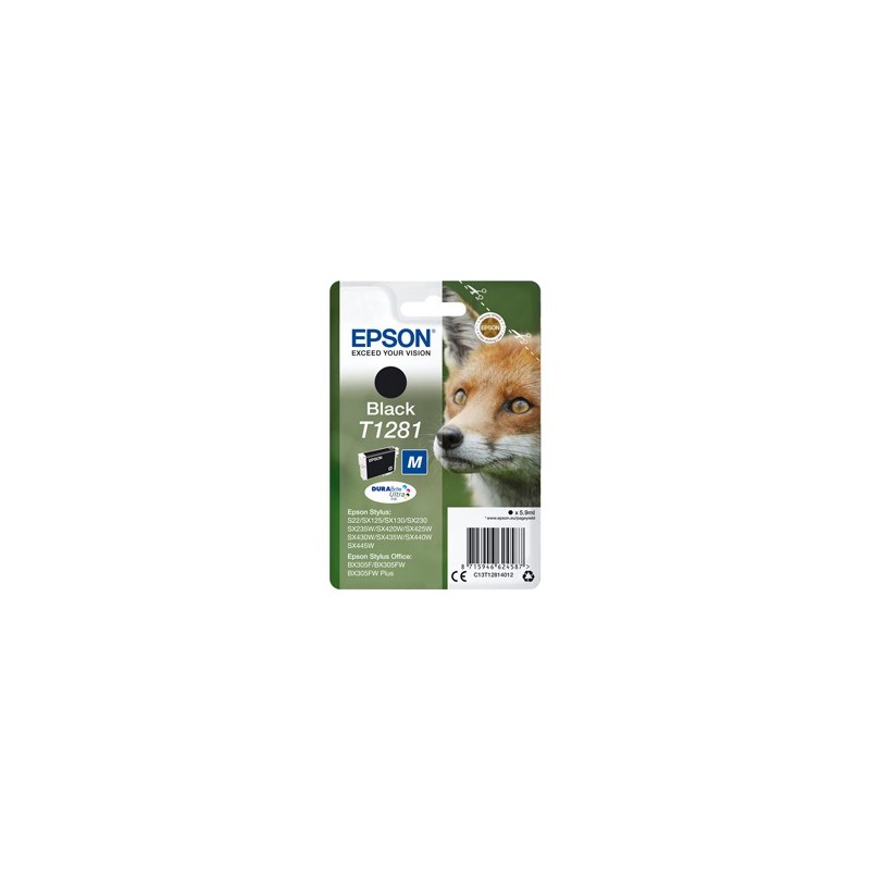 Cartouche jet d'encre EPSON Noir - C13T12814010 