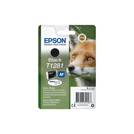  Cartouche jet d'encre EPSON Noir - C13T12814010 