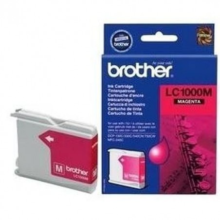  Cartouche jet d'encre Brother LC1000M Magenta 