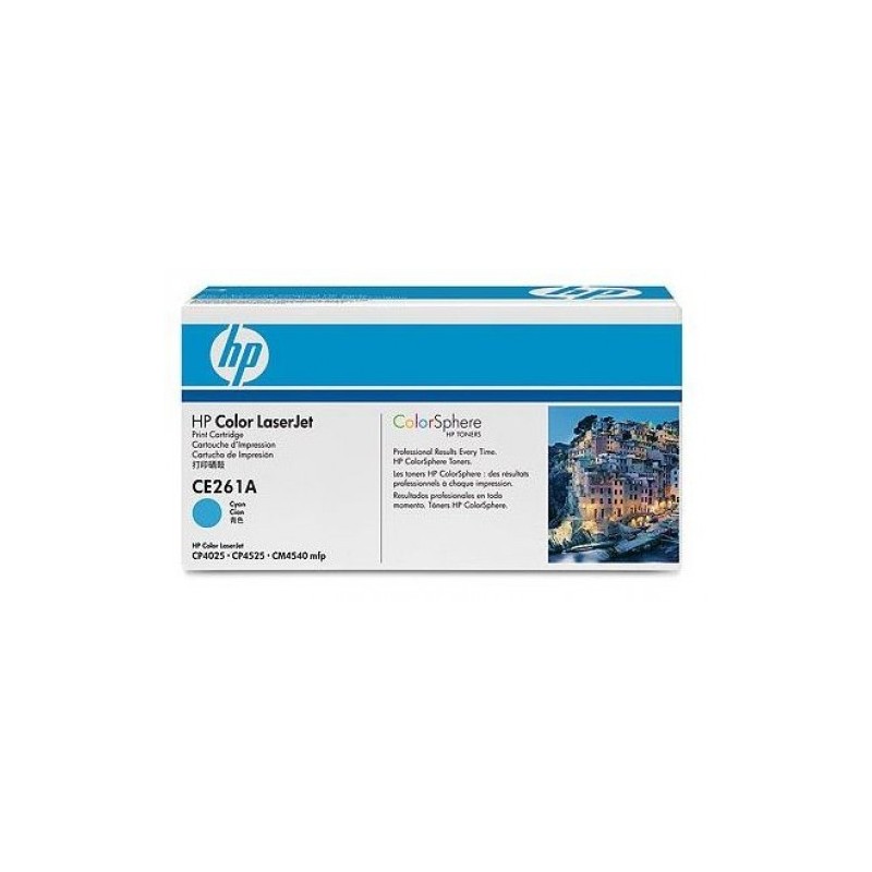 Toner HP Cyan LaserJet (Réf CE741A) 