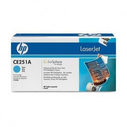  Cartouche d'impression Cyan HP Color LaserJet (Réf : CE251A) 