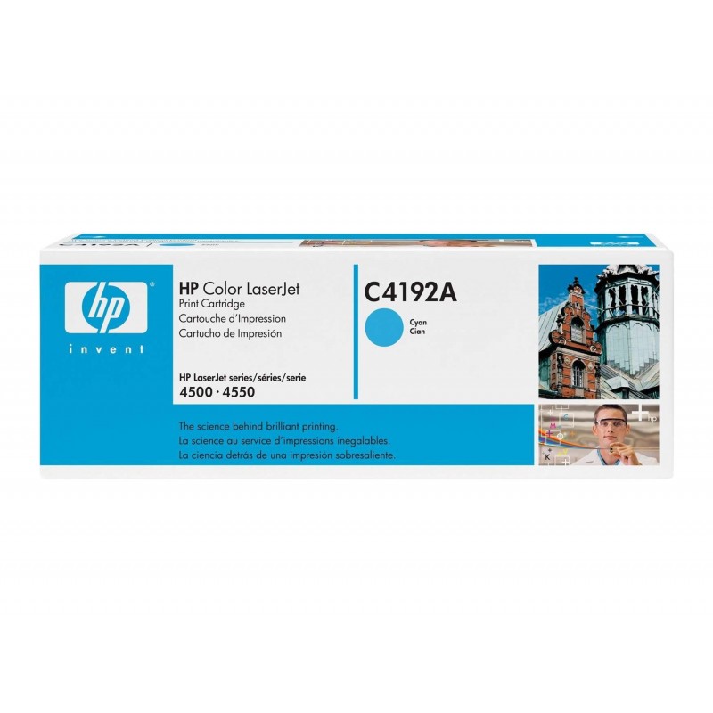  Toner Cyan HP Color LaserJet (Réf : C4192A) 