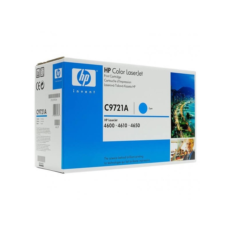  Toner Cyan HP Color LaserJet (Réf : C9721A) 